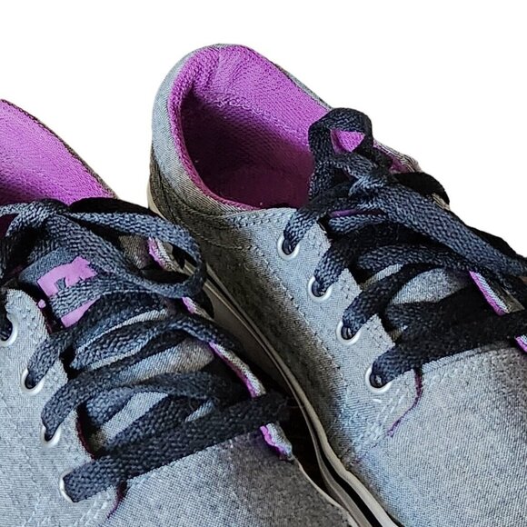 DC Trase TX SE Women’s Skate Shoes | Gray Canvas | Size 6.5 - Picture 4 of 11